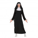 COSTUME DA SUORA 5/6ANNI VESTITO MONACA COMPLETO DI CUFFIA PER TRAVESTIMENTI DI CARNEVALE A TEMA RELIGIOSO NO ACCESSORI
