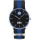 OROLOGIO DA POLSO FC INTERNAZIONALE CASSA 38MM IN METALLO MOVIMENTO AL QUARZO GIAPPONESE CINTURINO IN TESSUTO OFFICIAL P