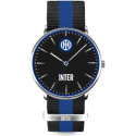 OROLOGIO DA POLSO FC INTERNAZIONALE CASSA 38MM IN METALLO MOVIMENTO AL QUARZO GIAPPONESE CINTURINO IN TESSUTO OFFICIAL P