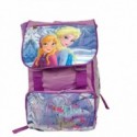 ZAINO SCUOLA ESTENSIBILE FROZEN DISNEY ORIGINAL 40X26X12CM.CON GADGET OMAGGIO