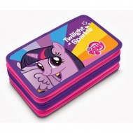 ASTUCCIO CORREDO SCUOLA MY LITTLE PONY 3 ZIP COMPLETO COLORI GIOTTO-FILA