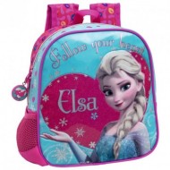 ZAINETTO ASILO FROZEN ELSA DISNEY 23X25X10CM MOCHILA ORIGINALE