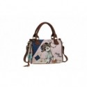 BORSA BAULETTO MINNIE PAMELA CREMA/YEANS