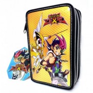 ASTUCCIO SCUOLA COMPLETO 3 ZIP YU-GI-HO DISPONIBILI IN 2 COLORI BLU E NERO PRODOTTO OROGINALE