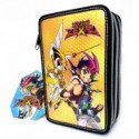 ASTUCCIO SCUOLA COMPLETO 3 ZIP YU-GI-HO DISPONIBILI IN 2 COLORI BLU E NERO PRODOTTO OROGINALE