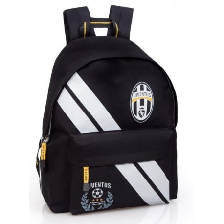 ZAINO AMERICANO FC JUVENTUS NERO 42X38X14CM.100% POLIESTERE + GADGET OMAGGIO PRODOTTO UFFICIALE