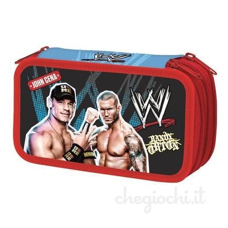 ASTUCCIO WWE WRESTLING JOHN CENA COMPLETO DI COLORI E CANCELLERIA