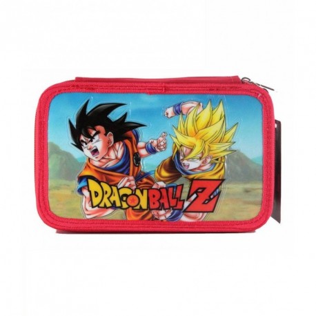 ASTUCCIO SCUOLA 3 ZIP DRAGON BALL Z.COMPLETO 44 PEZZI