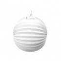 FESTONE FAROL FANTASIA BIANCO 26CM.GLOBO RICHIUDIBILE A FISARMONICA