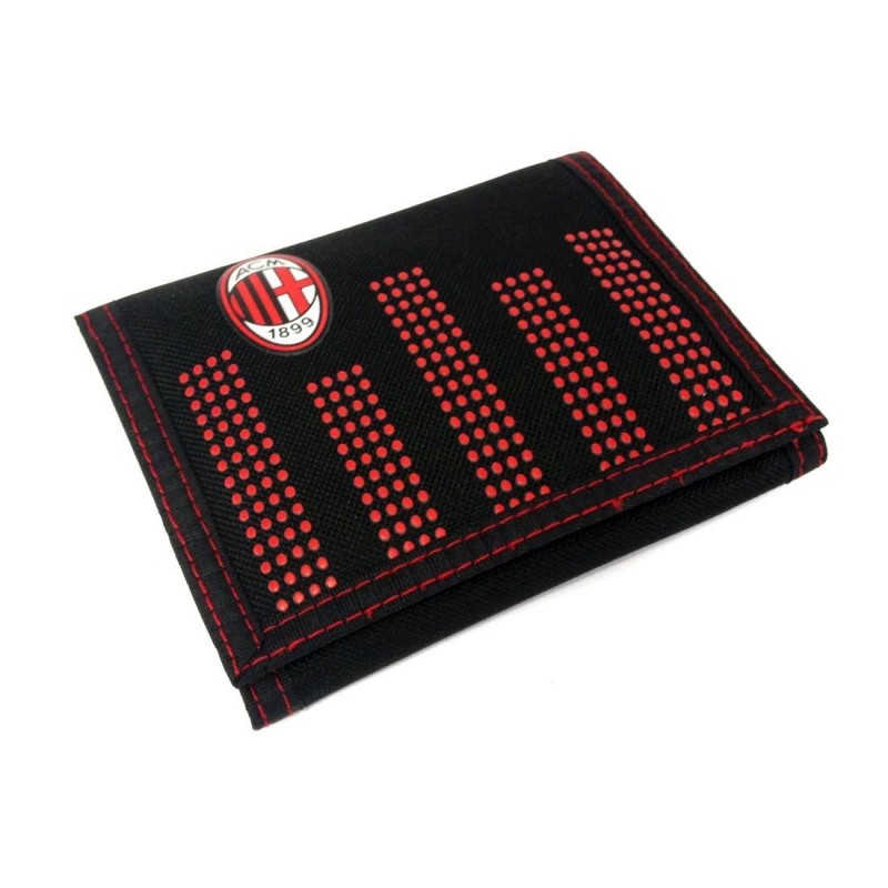 PORTAFOGLIO AC MILAN 12X10CM.CHIUSO 30X12CM.APERTO 1 ZIP INTERNA. PRODOTTO  UFFICIALE AUGURI PREZIOSI