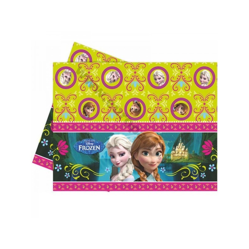 TOVAGLIA PARTY IN PLASTICA FROZEN DISNEY ORIGINAL 120X180CM.PER FESTE