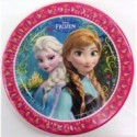 BLISTER 8 PIATTI DI CARTA PARTY FROZEN DISNEY ORIGINAL 23 CM.PER FESTE