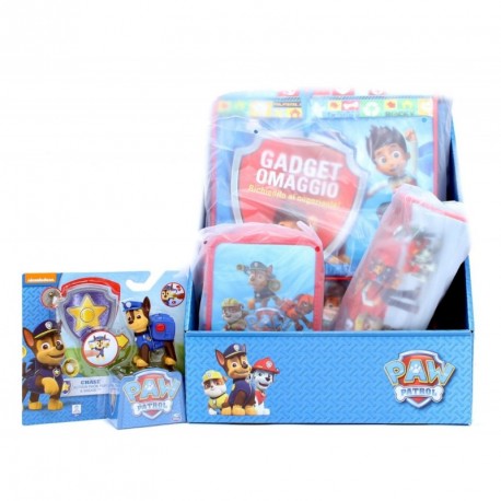 KIT SCUOLA PAW PATROL ORIGINAL 3 PEZZI ZAINO/ TOMBOLINO/ASTUCCIO CON OMAGGIO ACTION PACK .ACCADEMIA ITALY