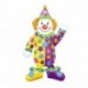 SAGOMA PALLONE A FORMA DI CLOWN ALTO 111CM.GONFIABILE A GAS ELIO.PRODOTTO ORIGINALE ANAGRAM MADE IN USA