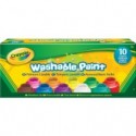 TEMPERA LAVABILE CRAYOLA CONFEZIONE 10 BOTTIGLIETTE DA 59ML.COLORI ASSORTITI. MADE IN USA