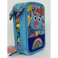 ASTUCCIO SCUOLA ORGANIZZATO COMPLETO 3 ZIP THE AMAZING WORLD OF GUMBALL ORIGINAL PANINI SCUOLA ITALY