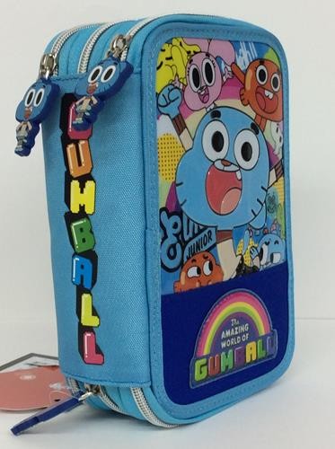 Astuccio The Amazing World Gumball – Grande Capacità 20x9x4 Cm, In PU, Porta Matite E Trucco, Ragazzi
