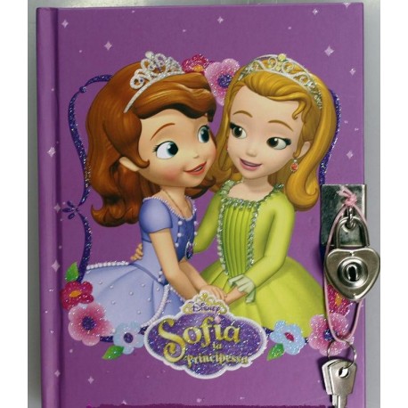 DIARIO SEGRETO CON STAMPA PRINCIPESSA SOFIA DISNEY IN BOX