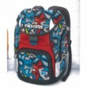 ZAINO ESTENSIBILE SCUOLA PACKSTER OR BOY STREET BLU FANTASIA ORIGINAL 21CM.X32X48CM.PIU SACCA OMAGGIO.CARTORAMA ITALY