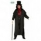 VESTITO LORD VAMPIRO ADULTO. CARNEVALE HALLOWEEN COMPLETO DI 3 PEZZI TAGLIA UNICA