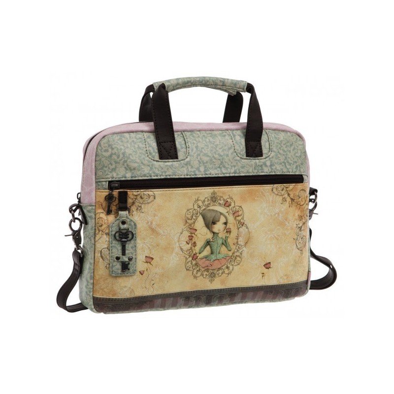 BORSA CON TRACOLLA MIRABELLE GORJUSS ORIGINAL SANTORO LONDON 33X25X5 5CM.100 PU