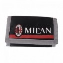 PORTAFOGLIO AC MILAN A STRAPPO RETTANGOLARE CON ZIP PORTASPICCIOLI ESTERNA 100%PL 13X8CM.CHIUSO PRODOTTO UFFICIALE