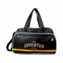 BORSONE DA VIAGGIO 55X36X22CM. FC JUVENTUS INTERNO/ESTERNO 100%PU100%PL NERO TASCA ESTERNA CON ZIP PRODOTTO UFFICIALE