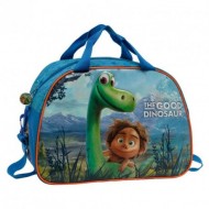 BORSA DA VIAGGIO/PALESTRA PISCINA.THE GOOD DINOSAUR DISNEY ORIGINAL 40X28X22CM.70%POLIESTER 30%PU COLORE BLU E AZZURRA