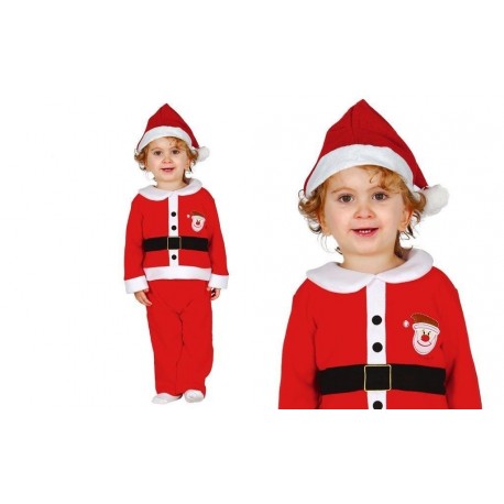 Vestito Babbo Natale 6 Mesi.Vestito Babbo Natale Per Bimbi 6 12 Mesi Completo Di Cappello 100 Poliestere