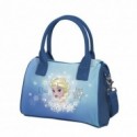 BORSETTA BAULETTO CON TRACOLLA FROZEN DISNEY ORIGINAL BLU CON APPLICAZIONI 23X10,5X16CM. ACCADEMIA ITALY