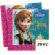 BLISTER 20 TOVAGLIOLI CARTA FROZEN DISNEY ORIGINAL 2 VELI 33X33CM.