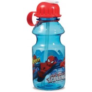 BORRACCIA CON CANNUCCIA IN PLASTICA SPIDERMAN ORIGINAL MARVEL 400ML.