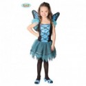 COSTUME PER FESTE DI CARNEVALE E PARTY VARI.VESTITO CO ALI INCLUSI FARFALLA MARIPOSA INFANTIL 5/6 ANNI COD.82656