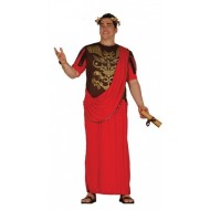 COSTUME CARNEVALE SENATORE ROMANO VESTITO TUNICA PER ADULTO TAGLIA UNICA PER FESTE E PARTY.QUALITA. GUIRCA COD.84414