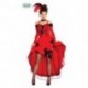 COSTUME CARNEVALE CAN CAN SPAGNOLA TAGLIA UNICA VESTITO COMPLETO DI MANICHE PER FESTE E PARTY VARI..COD.80374 GUIRCA