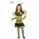 COSTUME CARNEVALE E FESTE VARIE APE (ABEJA) VESTITO CON CERCHIETTO ANTENNE/ALI/MANICHE.GUIRCA COD.82685