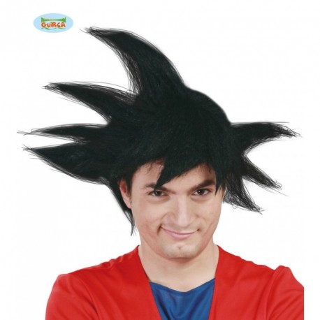 PARRUCCA NERA GOKU DRAGON BALL ALTA QUALITA. COD.4823