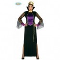 COSTUME CARNEVALE/HALLOWEEN REGINA DELLO SPECCHIO ADULTA TAGLIA UNICA VESTITO/CORONA/MANICHE/COLLO/CINTURA C.80951