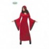 COSTUME CARNEVALE/HALLOWEEN BEHERIT STREGA VESTITO TUNICA CON CAPUCCIO TAGLIA ADULTA PER FESTE E PARTY VARI COD.80705