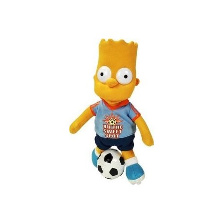 PELUCHE PUPAZZO BART SIMPSONS C/PALLONE 31CM.