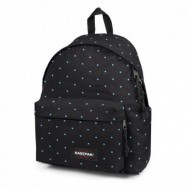 ZAINO PADDED SCUOLA EASTPAK NERO A POIS AZZURRI 38K DOT BLACK 24 LITRI LITTLE LARGE GARANZIA SUL CUCITO 30 ANNI