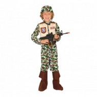 COSTUME FORZE SPECIALI BAMBINO 10/12 ANNI VESTITO COMPLETO CASCO/CINTURA/GILET/TUTA COD.85717 GUIRCA 8434077857175