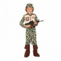 COSTUME CARNEVALE FORZE SPECIALI BAMBINO 5/6 ANNI VESTITO COMPLETO TUTA/ CASCO/CINTURA/GILET COD.85715 GUIRCA