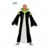 COSTUME CARNEVALE ALIENO ADULTO COMPLETO MASCHERA/TUNICA/COLLO ALTO.PER FESTE E PARTY VARI COD.80957 GUIRCA