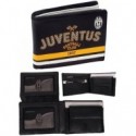 PORTAFOGLIO FC JUVENTUS 100%PU ECOPELLE 12,5X9,5CM.CHIUSO 2 ANTE CON PORTASPICCIOLI E PORTADOCUMENTI PRODOTTO UFFICIALE