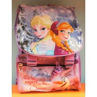 ZAINO ASILO FROZEN DISNEY ORIGINAL 32X25X9CM.CON TASCA ANTERIORE CON ZIP POLIESTER/PVC