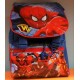 ZAINO ASILO DECORATO SPIDERMAN MARVEL ORIGINAL 32X22X9+4CM.TASCA ANTERIORE CON ZIP POLIESTER/PVC