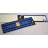 BLOCCHETTO 20 INVITI TIPO ASSEGNO FC INTERNAZIONALE ORIGINAL PER FESTE DI COMPLEANNO 7X22CM.PRODOTTO UFFICIALE