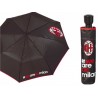 OMBRELLO AUTOMATICO AC MILAN ORIGINAL STRUTTURA METALLO RINFORZATA TESS. POL..IMPUGNAT.S/NICKEL TOTAL QUALITY PERLETTI