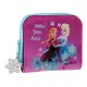 PORTAFOGLIO PORTASPICCIOLI CON ZIP E CLIP ANNA E ELSA FROZEN DISNEY ORIGINAL 11,5X10X3CM.TOP QUALITY